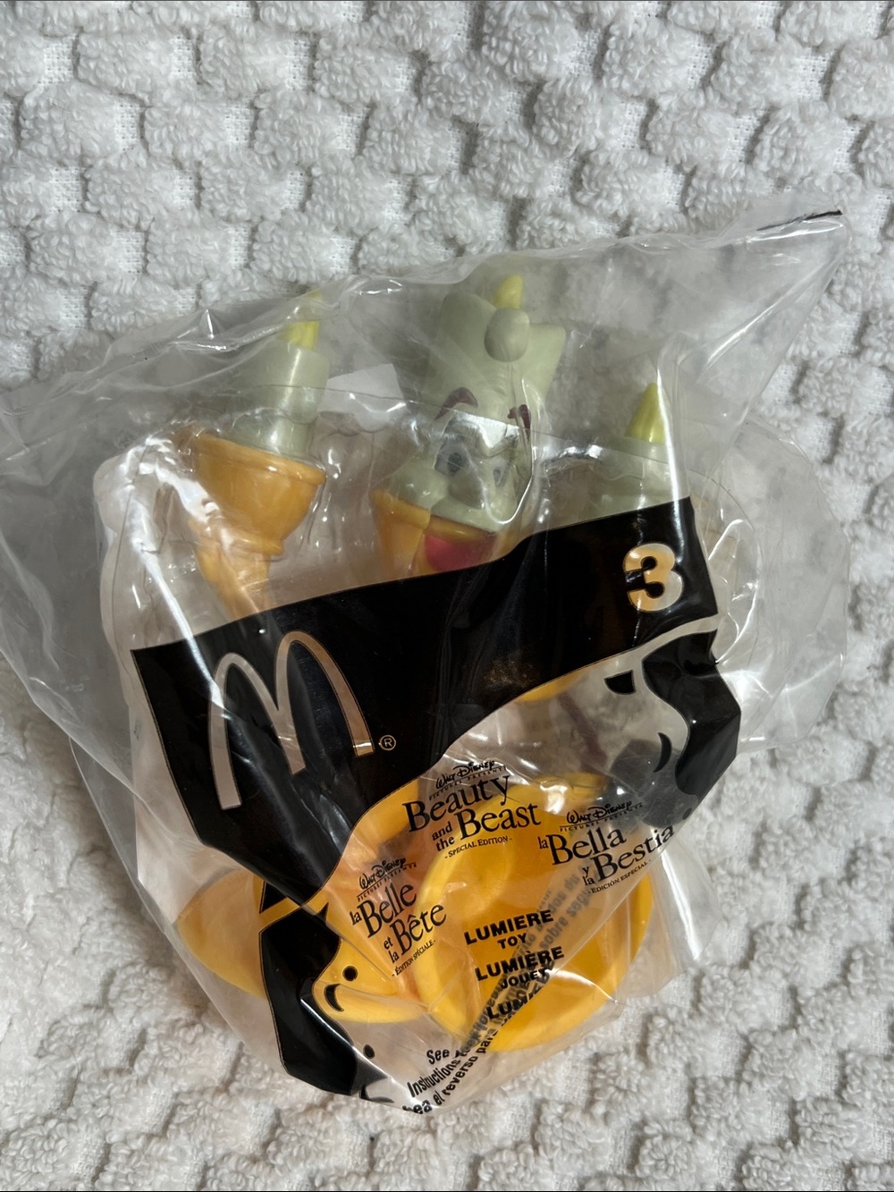 McDonald's Vintage Beauty and the Beast Happy Meal Toys - Lot of 6 - Picture 4 of 7